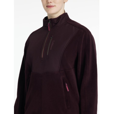 LeMieux Clara Hybrid-Fleecejacke Pflaume Lila LeMieux Clara Hybrid-Fleecejacke Pflaume Lila