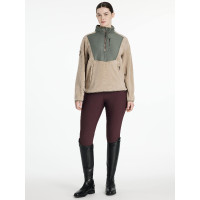 LeMieux Clara Hybrid-Fleecejacke Pflaume Lila