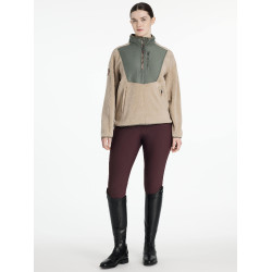 LeMieux Clara Hybrid-Fleecejacke Rosmarin Gr&uuml;n