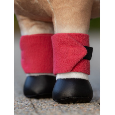 Polobanden für Mini Poney Spielzeug LeMieux Cranberry Rosa