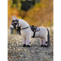 Polobanden für Mini Poney Spielzeug LeMieux Pfau Blau