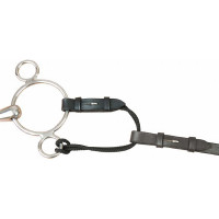 Pelham-Riemen Leder und Seil T de T Dunkles Havanna Braun