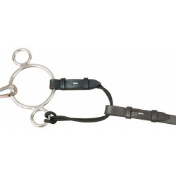 Pelham-Riemen Leder und Seil T de T Schwarz Pelham-Riemen Leder und Seil T de T Schwarz