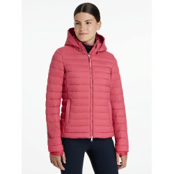 Daunenjacke mit Kapuze LeMieux Milly Young Rider Cranberry Rosa Daunenjacke mit Kapuze LeMieux Milly Young Rider Cranberry Rosa
