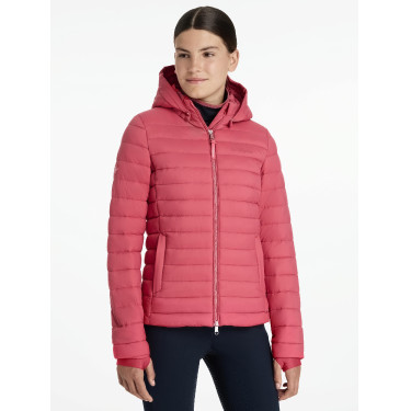 Daunenjacke mit Kapuze LeMieux Milly Young Rider Cranberry Rosa Daunenjacke mit Kapuze LeMieux Milly Young Rider Cranberry Rosa