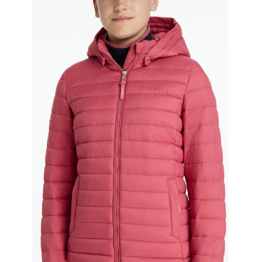 Daunenjacke mit Kapuze LeMieux Milly Young Rider Cranberry Rosa Daunenjacke mit Kapuze LeMieux Milly Young Rider Cranberry Rosa