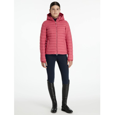 Daunenjacke mit Kapuze LeMieux Milly Young Rider Cranberry Rosa Daunenjacke mit Kapuze LeMieux Milly Young Rider Cranberry Rosa