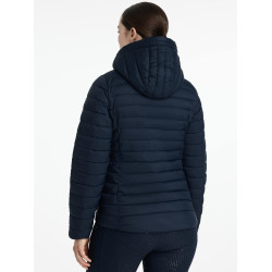 LeMieux Tilly Damen-Daunenjacke mit Kapuze Marine Marineblau