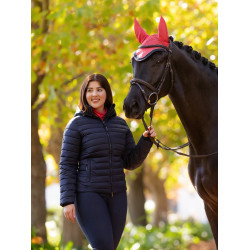 LeMieux Tilly Damen-Daunenjacke mit Kapuze Marine Marineblau