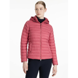 LeMieux Tilly Damen-Daunenjacke mit Kapuze Cranberry Rosa LeMieux Tilly Damen-Daunenjacke mit Kapuze Cranberry Rosa