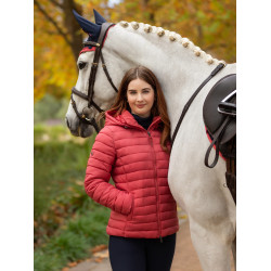 LeMieux Tilly Damen-Daunenjacke mit Kapuze Cranberry Rosa LeMieux Tilly Damen-Daunenjacke mit Kapuze Cranberry Rosa