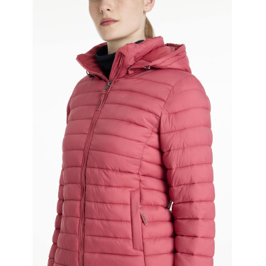 LeMieux Tilly Damen-Daunenjacke mit Kapuze Cranberry Rosa LeMieux Tilly Damen-Daunenjacke mit Kapuze Cranberry Rosa
