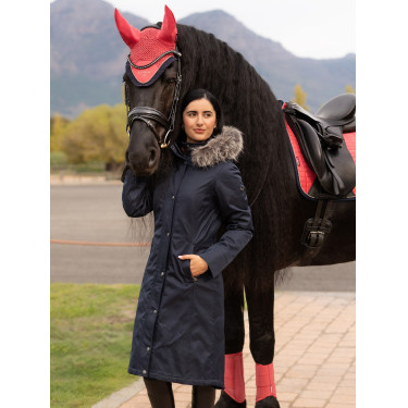 Langer wasserdichter Mantel LeMieux Anya Marine Marineblau