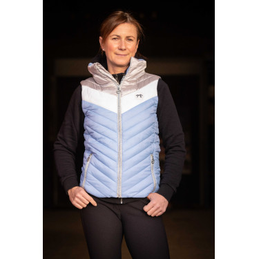 Daunenjacke Pénélope Camelia Arktisblau
