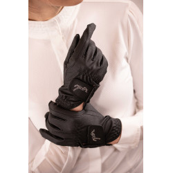 Pisma Strass Handschuhe Pénélope Schwarz