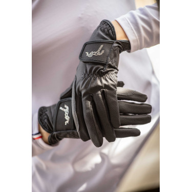 Pisma Strass Handschuhe Pénélope Marineblau Pisma Strass Handschuhe Pénélope Marineblau