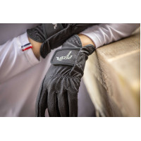 Pisma Strass Handschuhe Pénélope Schwarz