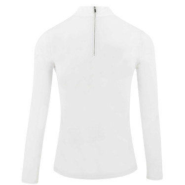 Polo Equithème Cabourg lange mouwen Weiß Polo Equithème Cabourg lange mouwen Weiß