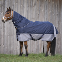 Equithème Tyrex 600 D 150G Decke Marine / Grau Blau