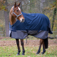 Equithème Tyrex-Decke 600 D 300 g Marine / Grau Blau Equithème Tyrex-Decke 600 D 300 g Marine / Grau Blau