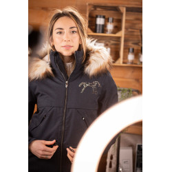 Parka Pénélope Steppy Marine Marineblau Parka Pénélope Steppy Marine Marineblau