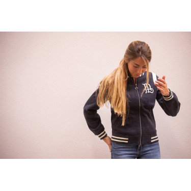 Sweat Pénélope University Marine / Weiß (natur) Marineblau