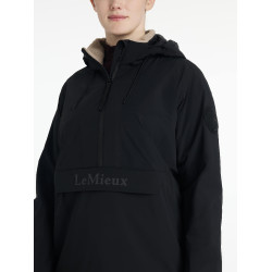 LeMieux Phoebe Damen-Halbzip-Regenanorak Schwarz LeMieux Phoebe Damen-Halbzip-Regenanorak Schwarz