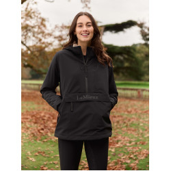 LeMieux Phoebe Damen-Halbzip-Regenanorak Schwarz LeMieux Phoebe Damen-Halbzip-Regenanorak Schwarz