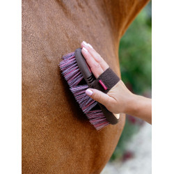 LeMieux Flexi weiche Bürste Cranberry