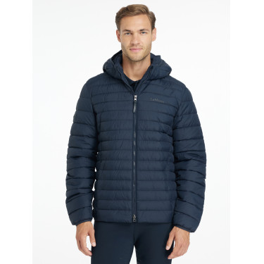 Herren-LeMieux-Daunenjacke mit Kapuze Marine Marineblau