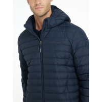 Herren-LeMieux-Daunenjacke mit Kapuze Schwarz