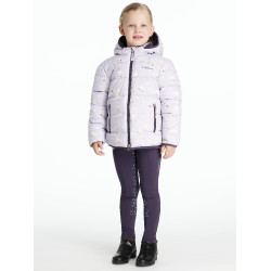 Leichte Steppjacke Mini LeMieux mit Lilo-Print Flieder Lila Leichte Steppjacke Mini LeMieux mit Lilo-Print Flieder Lila