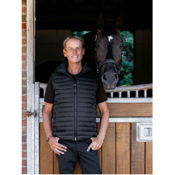 LeMieux Herren ärmellose Daunenweste mit Kapuze Schwarz LeMieux Herren ärmellose Daunenweste mit Kapuze Schwarz