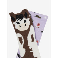 LeMieux Mini Baumwollsocken im 2er-Pack Paint Pony Flieder