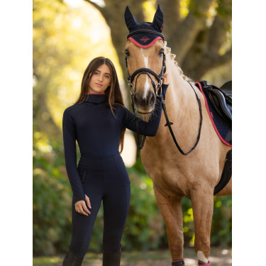 Unterhemd Young Rider LeMieux Savannah mit Stehkragen Marine Marineblau