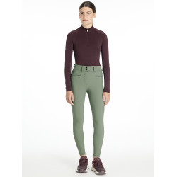 LeMieux Izzy Young Rider Reithose mit Silikon-Vollbesatz Rosmarin Gr&amp;amp;amp;uuml;n