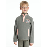 Mini LeMieux Mae Fleece mit Druckknöpfen Rosmarin Gr&uuml;n