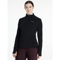 Damen-Fleece mit Reißverschlusskragen LeMieux Frances Schwarz Damen-Fleece mit Reißverschlusskragen LeMieux Frances Schwarz