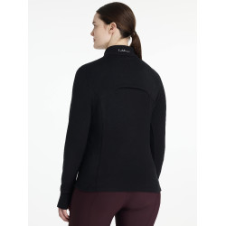 Damen-Fleece mit Reißverschlusskragen LeMieux Frances Schwarz Damen-Fleece mit Reißverschlusskragen LeMieux Frances Schwarz