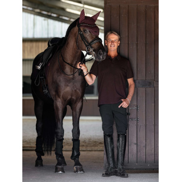 LeMieux Herren Klassisches Polo Pflaume Lila