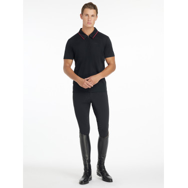 LeMieux Performance-Poloshirt für Herren Schwarz
