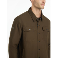 Wasserabweisendes LeMieux-Herren-Overshirt Alpin Braun