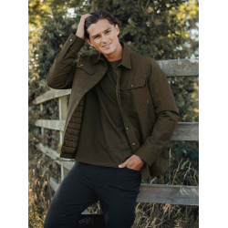 Wasserabweisendes LeMieux-Herren-Overshirt Alpin Braun Wasserabweisendes LeMieux-Herren-Overshirt Alpin Braun