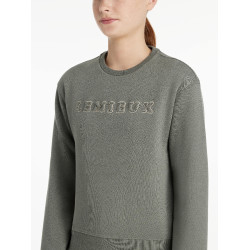 LeMieux Young Rider Carmen Rundhals-Sweatshirt Rosmarin Grün LeMieux Young Rider Carmen Rundhals-Sweatshirt Rosmarin Grün