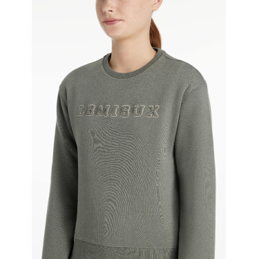 LeMieux Young Rider Carmen Rundhals-Sweatshirt Rosmarin Grün LeMieux Young Rider Carmen Rundhals-Sweatshirt Rosmarin Grün