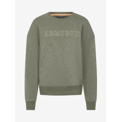 LeMieux Young Rider Carmen Rundhals-Sweatshirt Rosmarin Grün LeMieux Young Rider Carmen Rundhals-Sweatshirt Rosmarin Grün