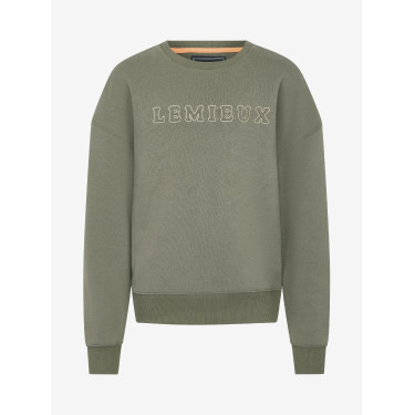 LeMieux Young Rider Carmen Rundhals-Sweatshirt Rosmarin Grün LeMieux Young Rider Carmen Rundhals-Sweatshirt Rosmarin Grün