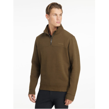 LeMieux Herren-Sweatshirt mit Reißverschlusskragen