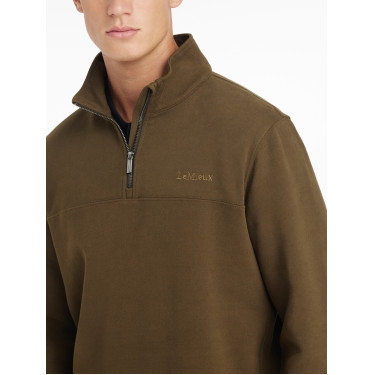 LeMieux Herren-Sweatshirt mit Reißverschlusskragen LeMieux Herren-Sweatshirt mit Reißverschlusskragen