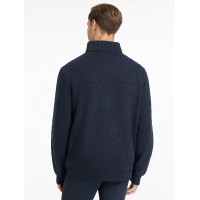 LeMieux Herren-Sweatshirt mit Reißverschlusskragen Alpin Braun